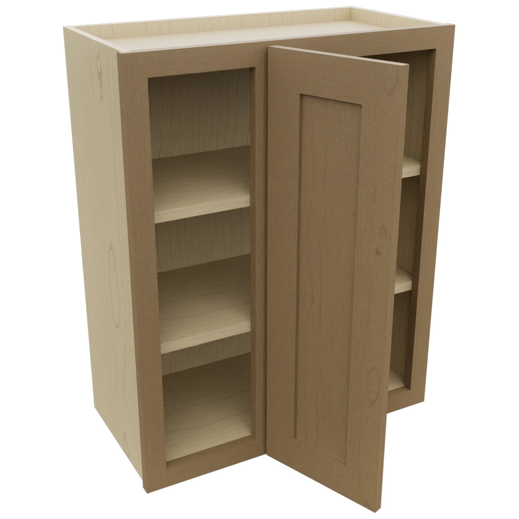 Fabuwood Galaxy Truffle WBC2430 Wall Corner Blind Cabinet, Open View