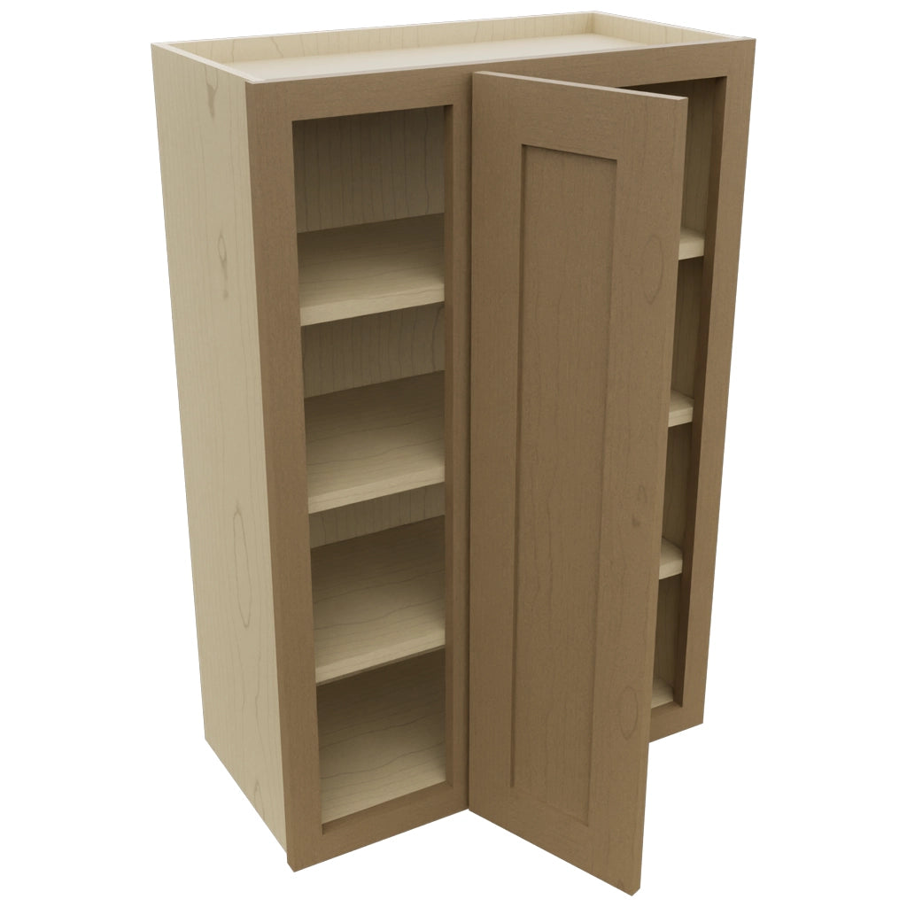 Fabuwood Galaxy Truffle WBC2436 Wall Corner Blind Cabinet, Open View