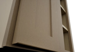 Fabuwood Galaxy Truffle WBC2436 Wall Corner Blind Cabinet, Detail View