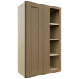 Fabuwood Galaxy Truffle WBC2439 Wall Corner Blind Cabinet, Front View