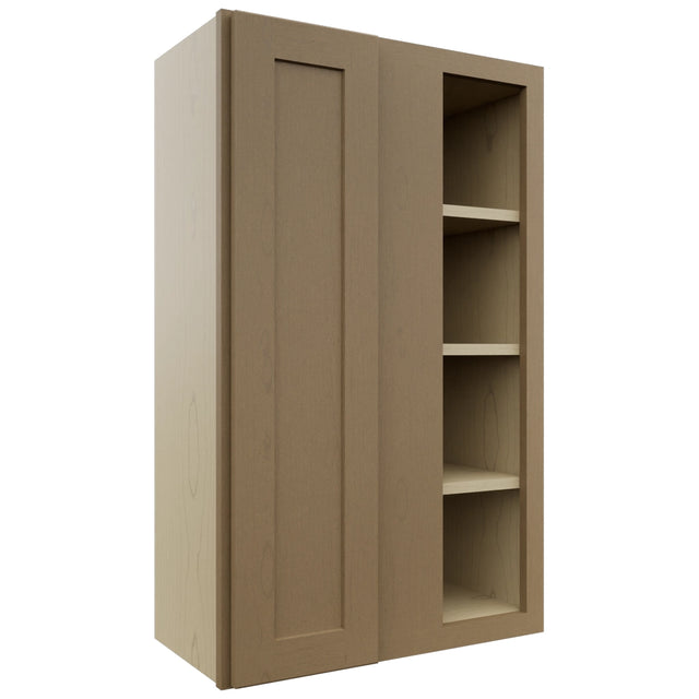 Fabuwood Galaxy Truffle WBC2439 Wall Corner Blind Cabinet, Front View