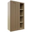 Fabuwood Galaxy Truffle WBC2442 Wall Corner Blind Cabinet, Front View