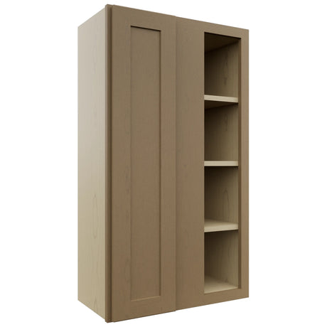Fabuwood Galaxy Truffle WBC2442 Wall Corner Blind Cabinet, Front View