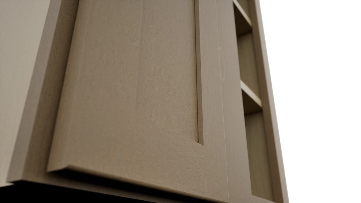 Fabuwood Galaxy Truffle WBC2442 Wall Corner Blind Cabinet, Detail View