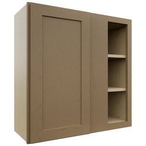 Fabuwood Galaxy Truffle WBC3030 Wall Corner Blind Cabinet, Front View