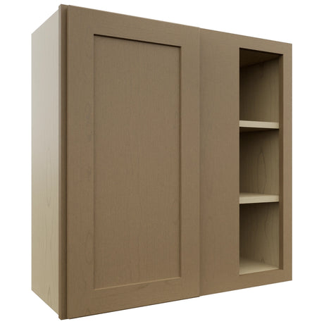 Fabuwood Galaxy Truffle WBC3030 Wall Corner Blind Cabinet, Front View