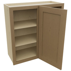 Fabuwood Galaxy Truffle WBC3030 Wall Corner Blind Cabinet, Open View