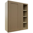 Fabuwood Galaxy Truffle WBC3036 Wall Corner Blind Cabinet, Front View