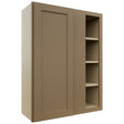 Fabuwood Galaxy Truffle WBC3039 Wall Corner Blind Cabinet, Front View