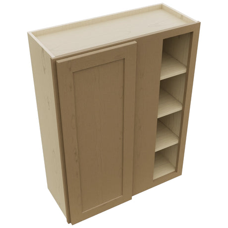 Fabuwood Galaxy Truffle WBC3039 Wall Corner Blind Cabinet, Top View