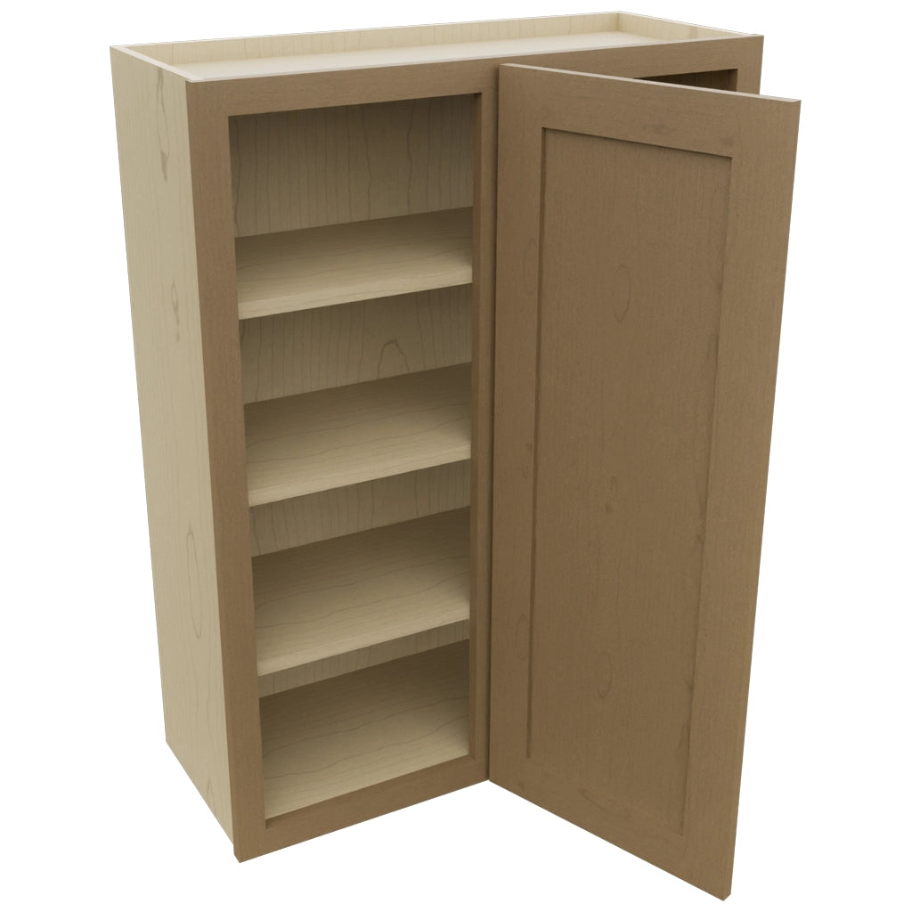 Fabuwood Galaxy Truffle WBC3039 Wall Corner Blind Cabinet, Open View