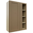 Fabuwood Galaxy Truffle WBC3042 Wall Corner Blind Cabinet, Front View