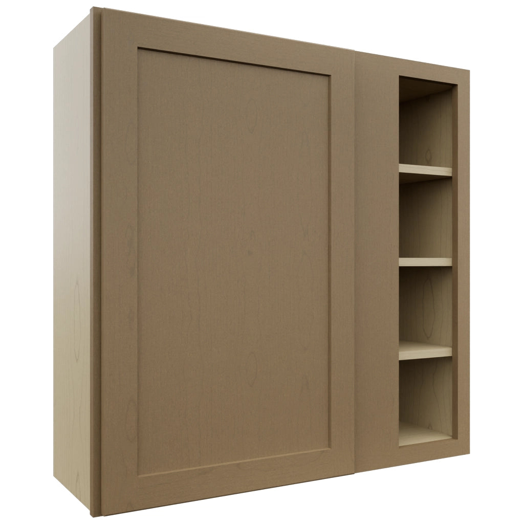 Fabuwood Galaxy Truffle WBC3636 Wall Corner Blind Cabinet, Front View