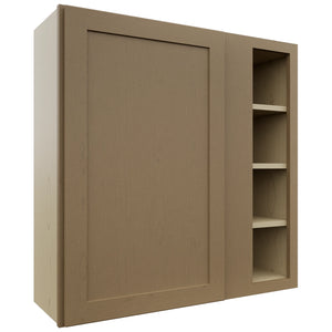 Fabuwood Galaxy Truffle WBC3636 Wall Corner Blind Cabinet, Front View