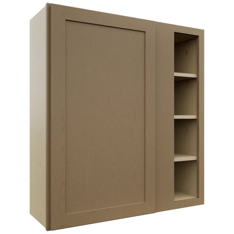 Fabuwood Galaxy Truffle WBC3639 Wall Corner Blind Cabinet, Front View