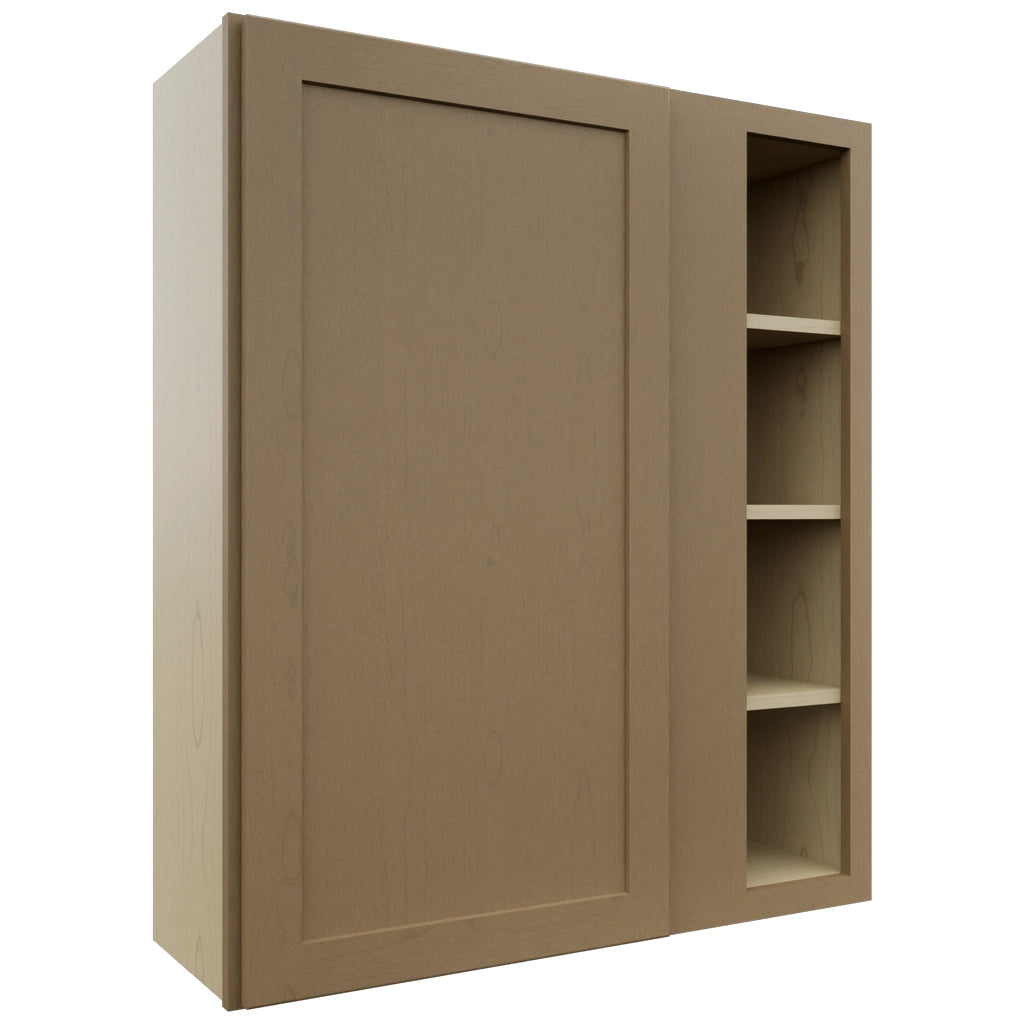 Fabuwood Galaxy Truffle WBC3642 Wall Corner Blind Cabinet, Front View