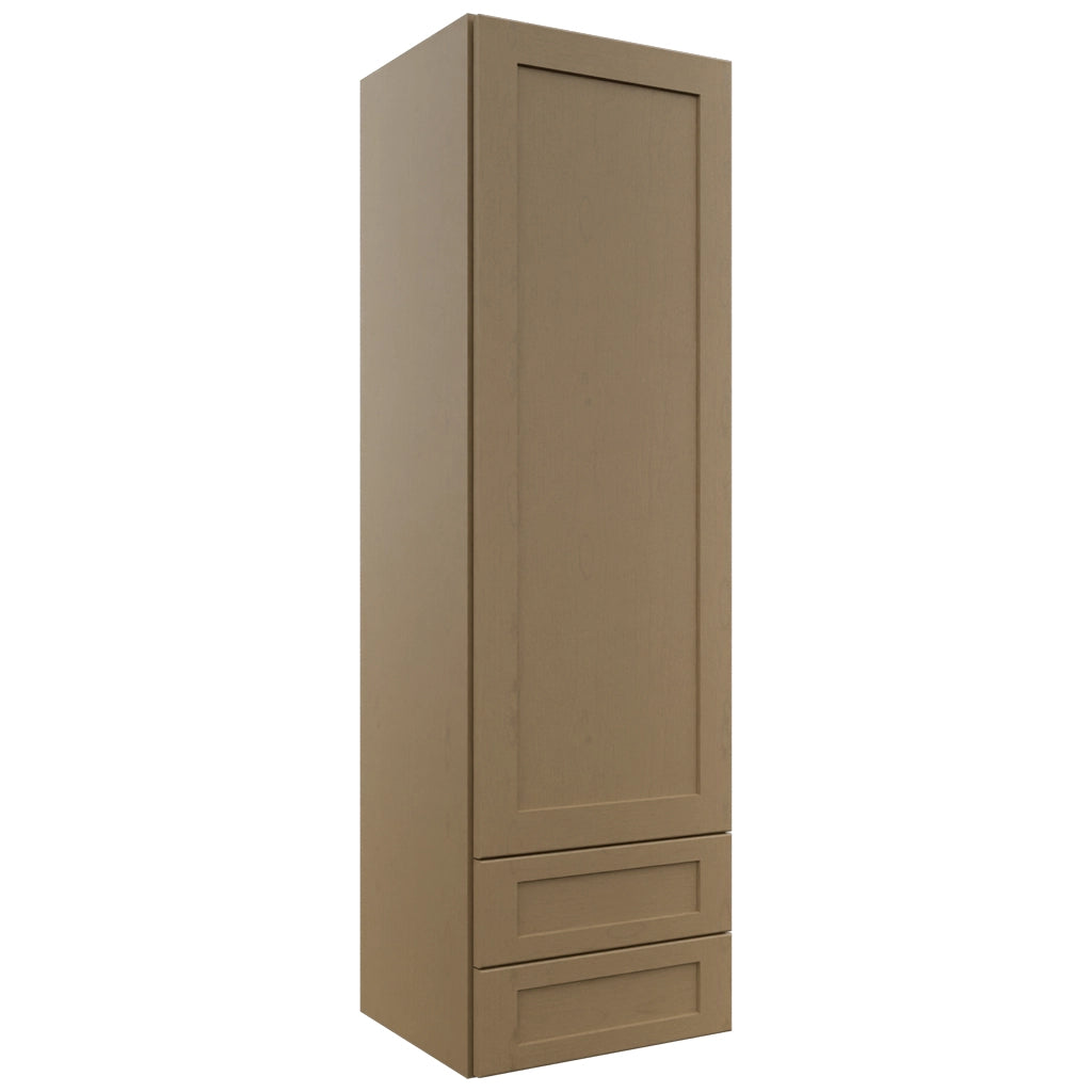 Fabuwood Galaxy Truffle WD1860 Wall Drawer Cabinet, Front View