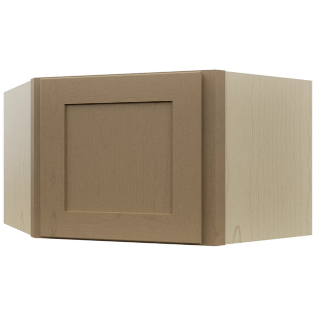 Fabuwood Galaxy Truffle WDC2415 Wall Corner Diagonal Cabinet, Front View