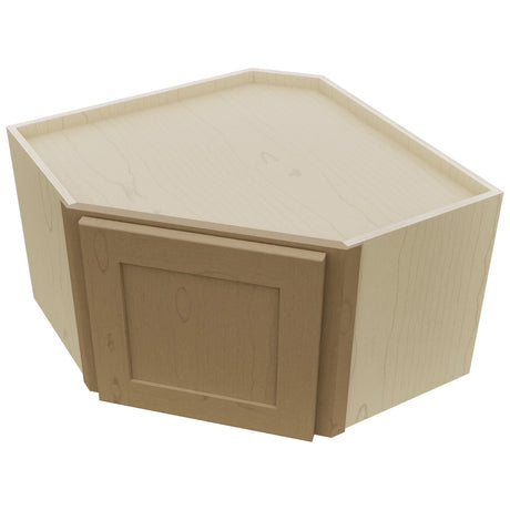 Fabuwood Galaxy Truffle WDC2415 Wall Corner Diagonal Cabinet, Top View