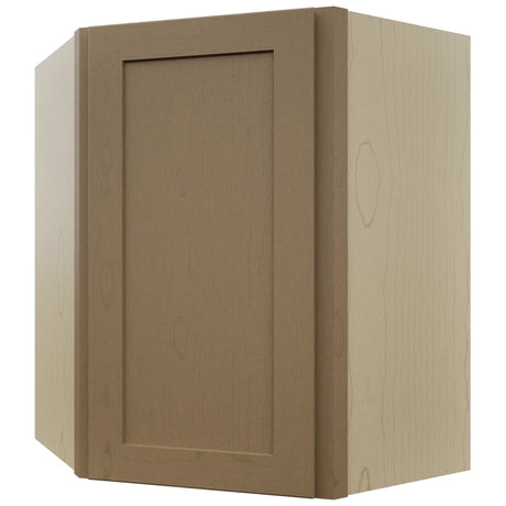 Fabuwood Galaxy Truffle WDC2430 Wall Corner Diagonal Cabinet, Front View