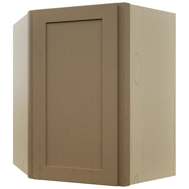 Fabuwood Galaxy Truffle WDC2430 Wall Corner Diagonal Cabinet, Front View