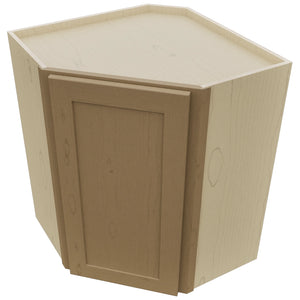 Fabuwood Galaxy Truffle WDC2430 Wall Corner Diagonal Cabinet, Top View