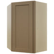 Fabuwood Galaxy Truffle WDC2436 Wall Corner Diagonal Cabinet, Front View