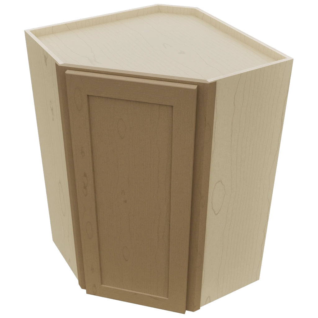 Fabuwood Galaxy Truffle WDC2436 Wall Corner Diagonal Cabinet, Top View