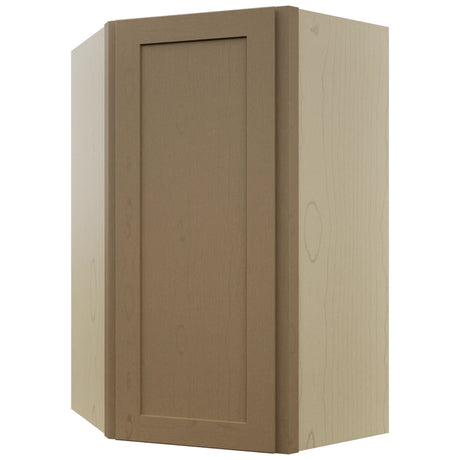 Fabuwood Galaxy Truffle WDC2439 Wall Corner Diagonal Cabinet, Front View