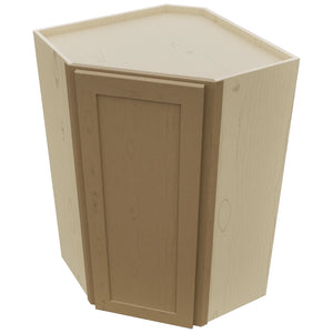 Fabuwood Galaxy Truffle WDC2439 Wall Corner Diagonal Cabinet, Top View