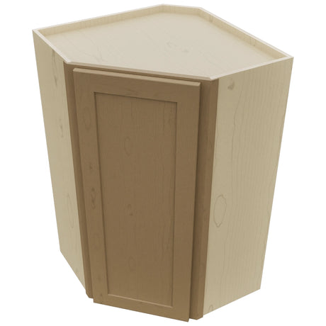 Fabuwood Galaxy Truffle WDC2439 Wall Corner Diagonal Cabinet, Top View