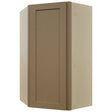 Fabuwood Galaxy Truffle WDC2442 Wall Corner Diagonal Cabinet, Front View