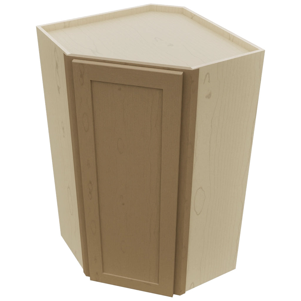 Fabuwood Galaxy Truffle WDC2442 Wall Corner Diagonal Cabinet, Top View