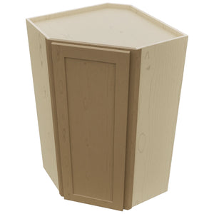 Fabuwood Galaxy Truffle WDC2442 Wall Corner Diagonal Cabinet, Top View