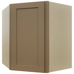 Fabuwood Galaxy Truffle WDC2730 Wall Corner Diagonal Cabinet, Front View