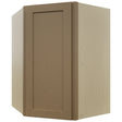 Fabuwood Galaxy Truffle WDC2736 Wall Corner Diagonal Cabinet, Front View
