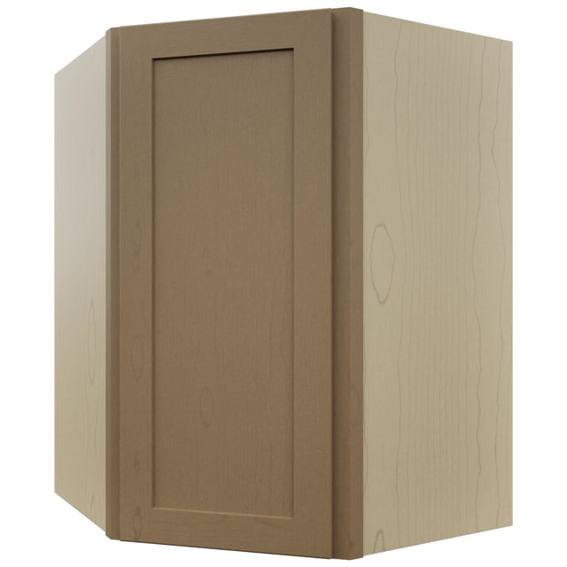 Fabuwood Galaxy Truffle WDC2736 Wall Corner Diagonal Cabinet, Front View