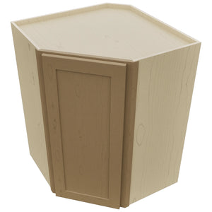 Fabuwood Galaxy Truffle WDC2736 Wall Corner Diagonal Cabinet, Top View
