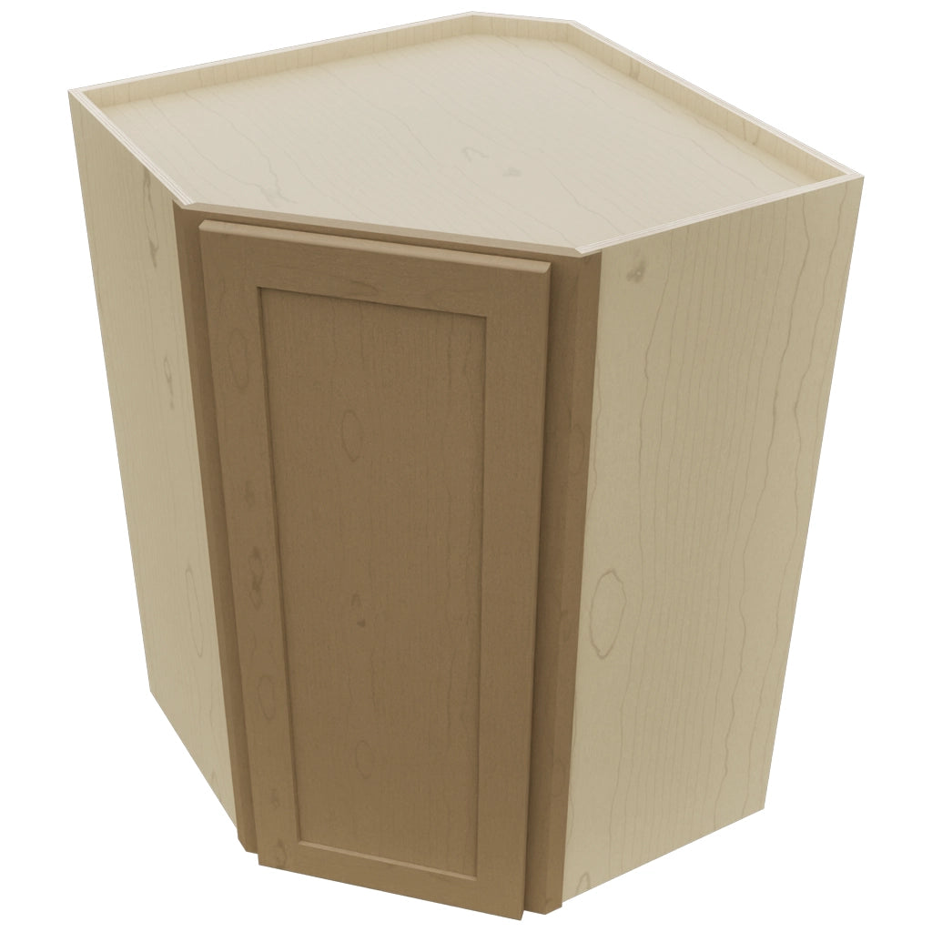 Fabuwood Galaxy Truffle WDC2739 Wall Corner Diagonal Cabinet, Top View