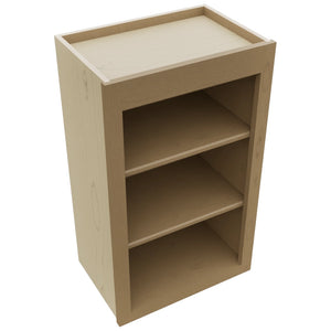 Fabuwood Galaxy Truffle WOS1830 Wall Open Shelf, Top View