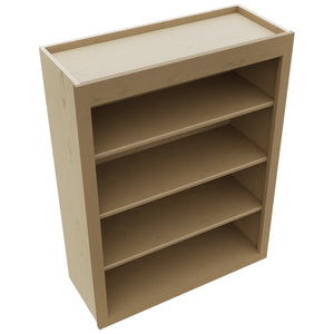 Fabuwood Galaxy Truffle WOS3039 Wall Open Shelf, Top View
