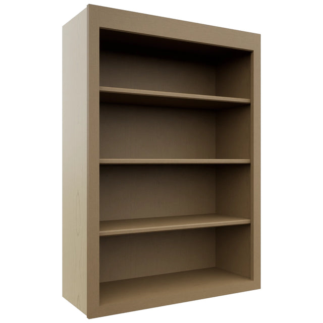 Fabuwood Galaxy Truffle WOS3042 Wall Open Shelf, Front View