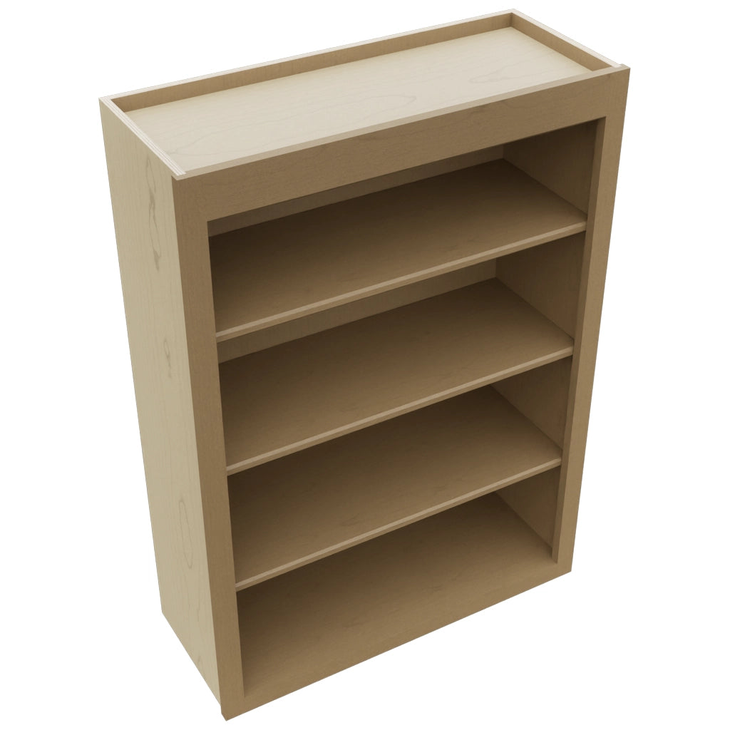 Fabuwood Galaxy Truffle WOS3042 Wall Open Shelf, Top View