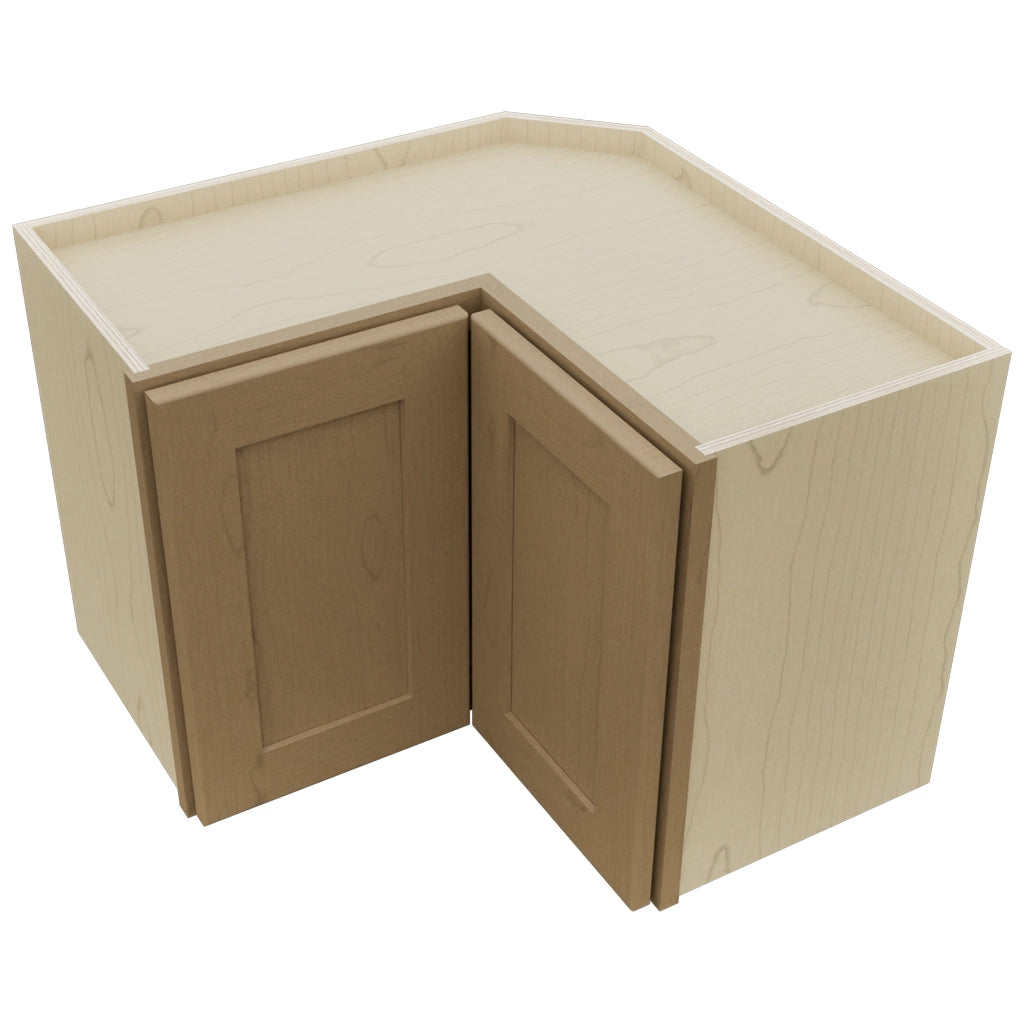 Fabuwood Galaxy Truffle WPC2418 Wall Corner Pie Cabinet, Top View