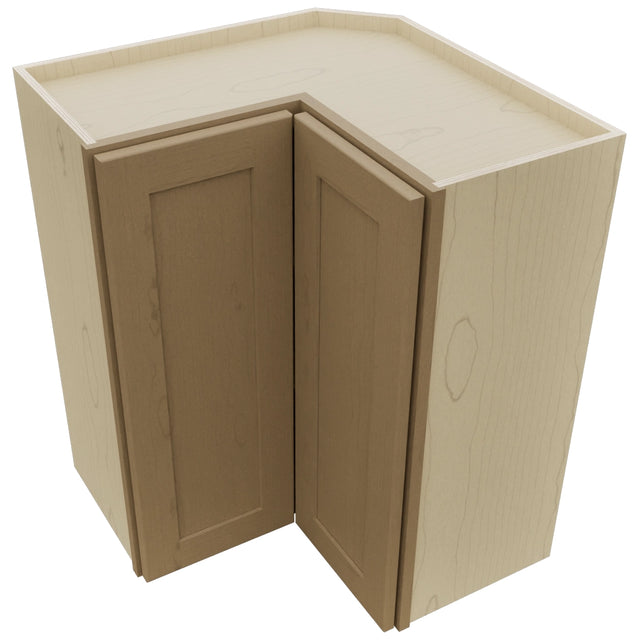 Fabuwood Galaxy Truffle WPC2430 Wall Corner Pie Cabinet, Top View