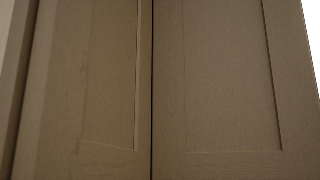 Fabuwood Galaxy Truffle WPC2436 Wall Corner Pie Cabinet, Detail View