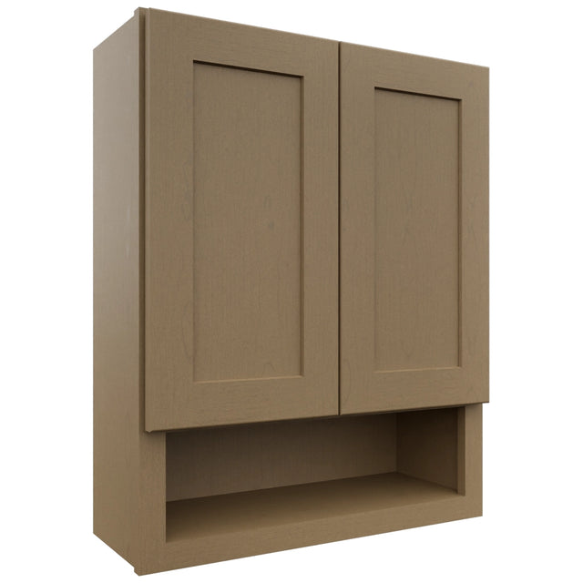 Fabuwood Galaxy Truffle WVS2430 Vanity Wall Storage, Front View