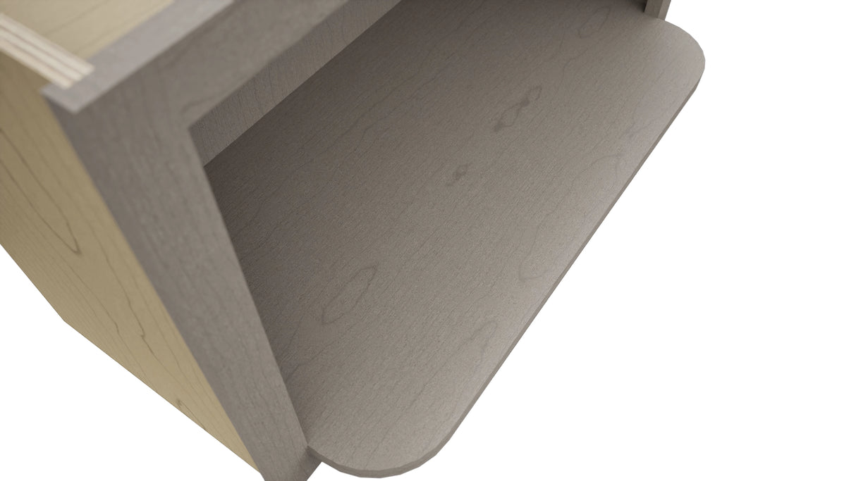 MW3018 ( Wall | Microwave Shelf Cabinet - 3"W X 18"H X 12"D ) | Horizon