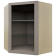 Fabuwood Horizon NDWDC2430 Wall Corner Diagonal No Door Cabinet, Front View