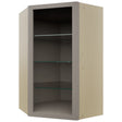 Fabuwood Horizon NDWDC2439 Wall Corner Diagonal No Door Cabinet, Front View